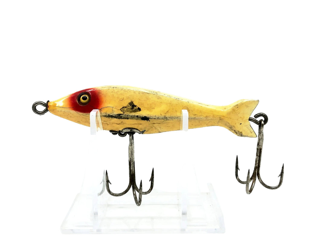 Heddon #600 Saltwater Special (Big Joe), #2 Red Eye/White Color