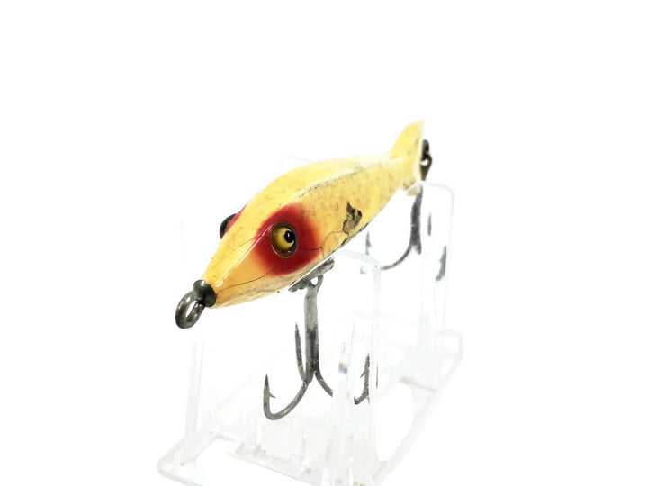 Heddon #600 Saltwater Special (Big Joe), #2 Red Eye/White Color