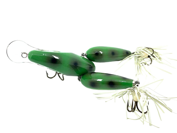 Luhr Jensen Ozark-Mountain Big Game Wood Frog 7", Green Frog Color