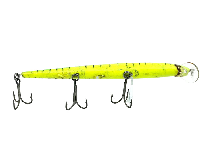 Bagley Bang-O-Lure #7 7-#116, Black Stripes on Green/Chartreuse Color
