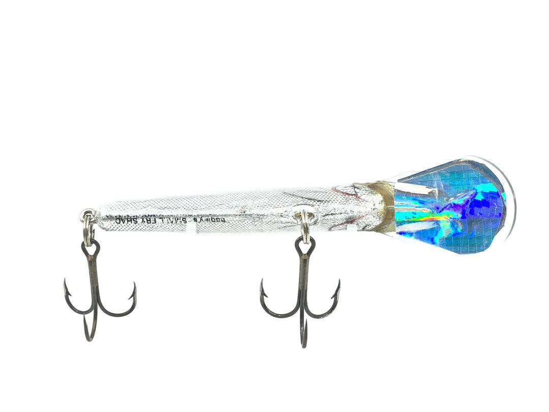 Bagley Monster Shad MSD-BS Black on Silver Foil Color