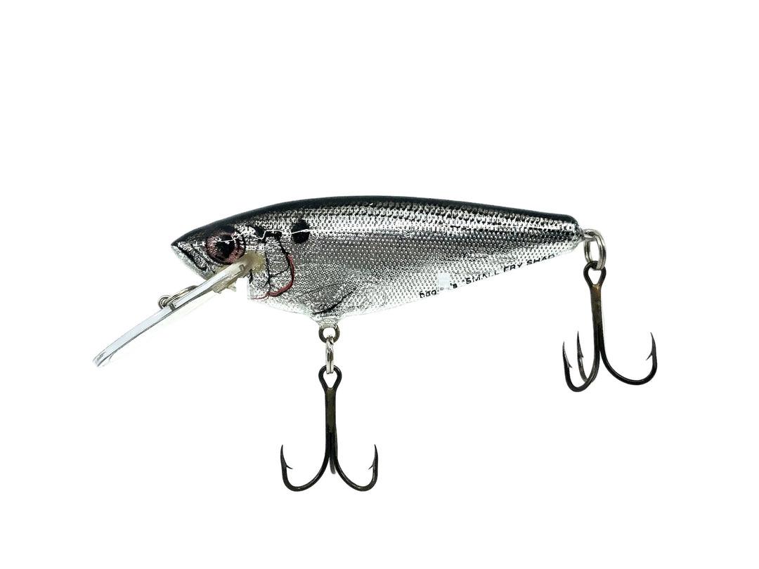 Bagley Monster Shad MSD-BS Black on Silver Foil Color