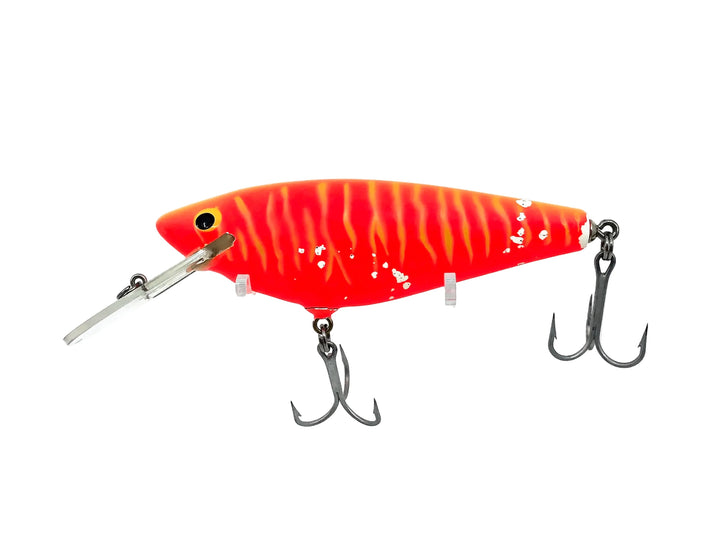 Bagley Monster Shad MSD-115 Yellow Stripes on Orange Color