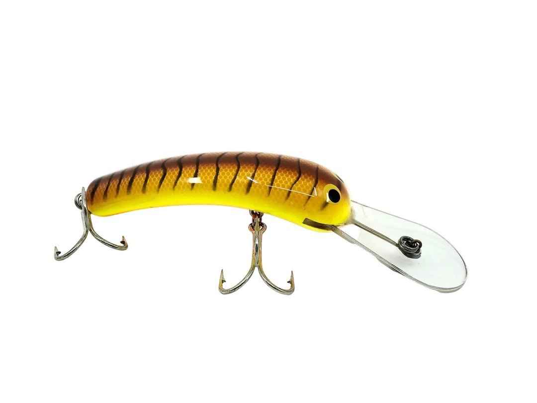 Bagley Smoo #5, DC9 Dark Crayfish on Chartreuse Color - Musky size