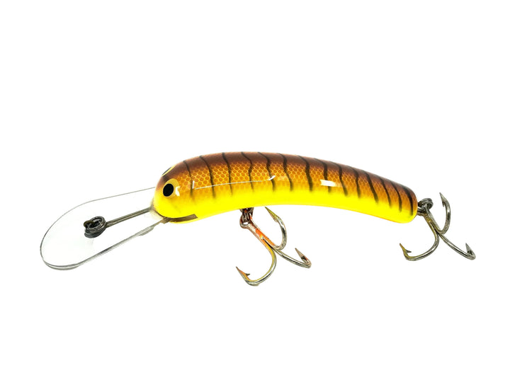 Bagley Smoo #5, DC9 Dark Crayfish on Chartreuse Color - Musky size