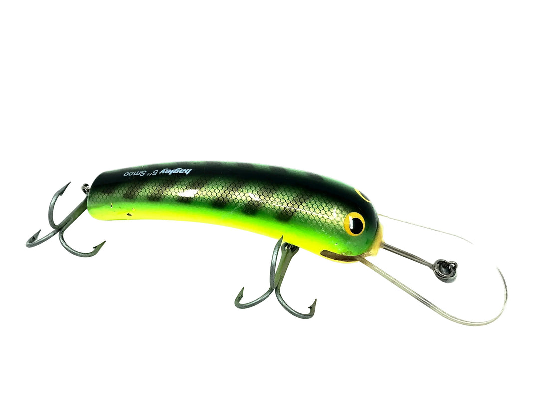Bagley Smoo #5, PG9 Pretty Green Stripe on Chartreuse Color