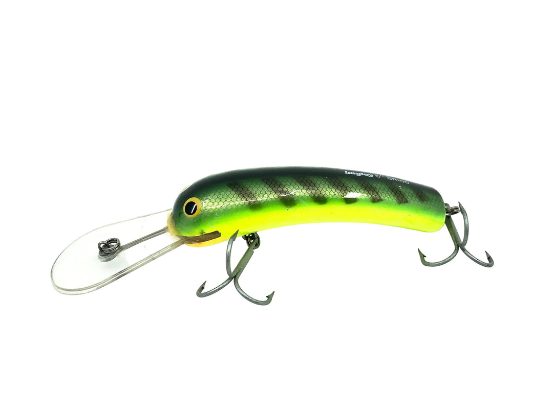Bagley Smoo #5, PG9 Pretty Green Stripe on Chartreuse Color