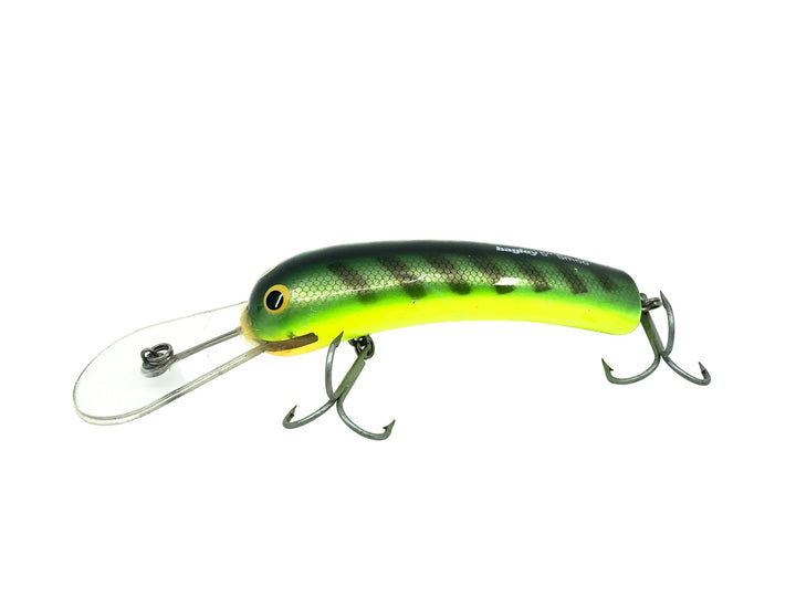 Bagley Smoo #5, PG9 Pretty Green Stripe on Chartreuse Color