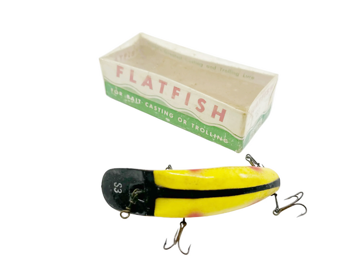 Helin Flatfish S3, YB Yellow and Black Color w/Box