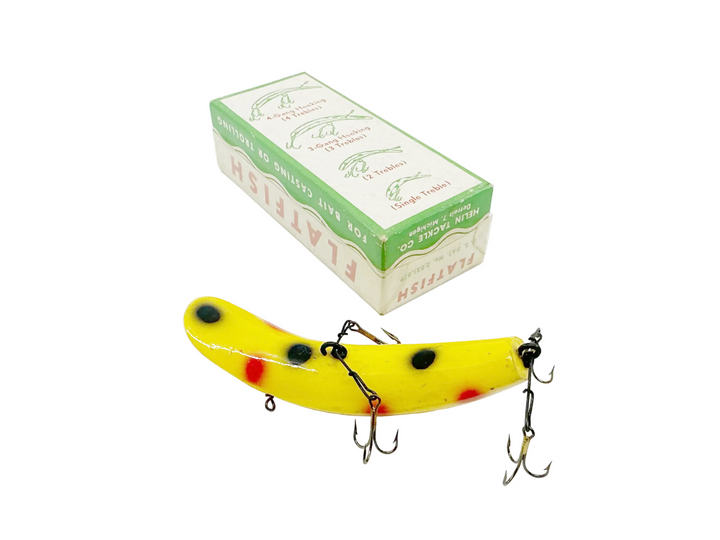 Helin Flatfish S3, Yellow with Black Dots Color In Box