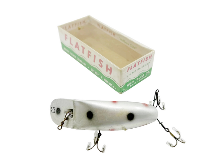 Helin Flatfish S3, SI Silver/Dots Color In Box