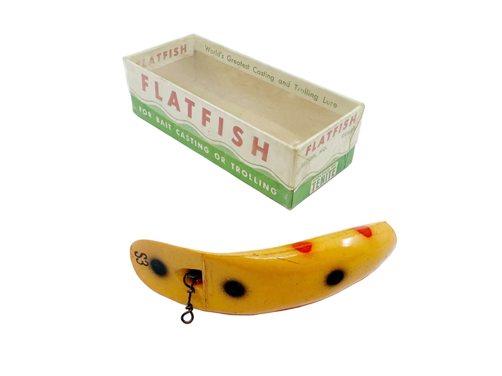 Helin Flatfish S3 No Hooks, RFB Red Fluorescent Color w/Box