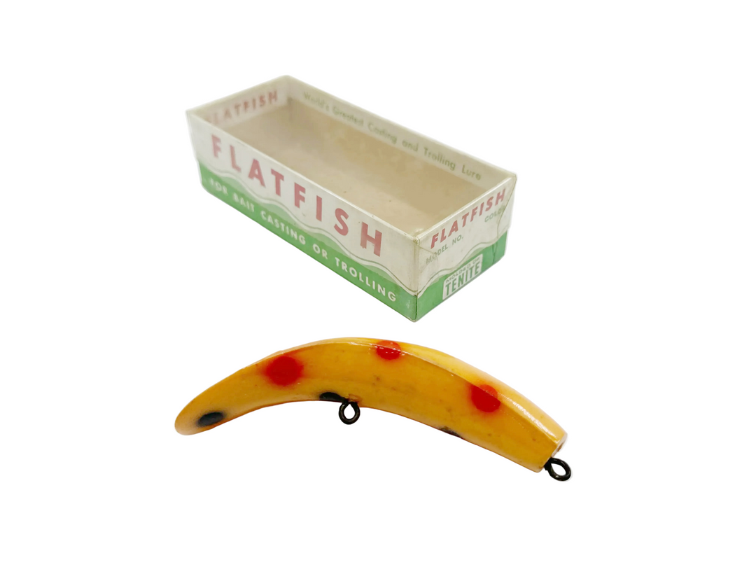 Helin Flatfish S3 No Hooks, RFB Red Fluorescent Color w/Box