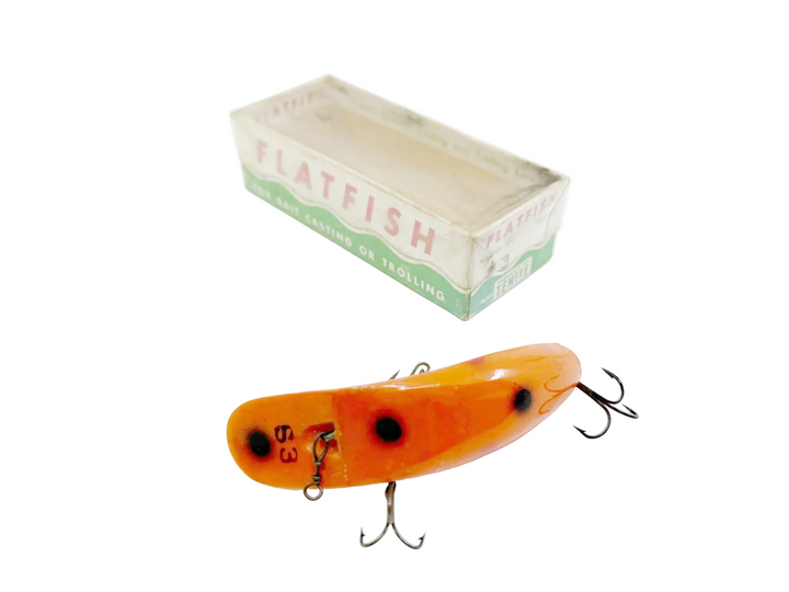 Helin Flatfish S3, RFB Red Fluorescent Color w/Box