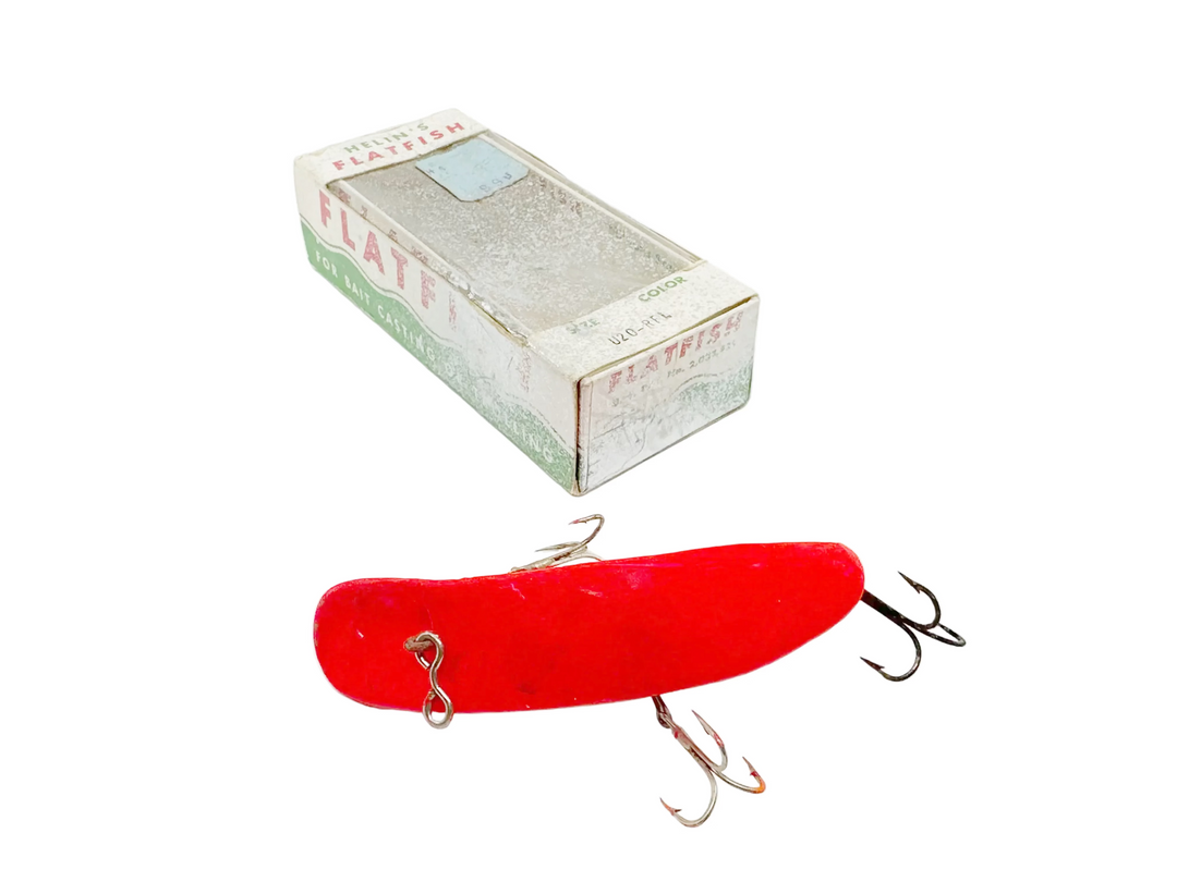 Helin Flatfish U20, RFL Red Florescent Color w/Box
