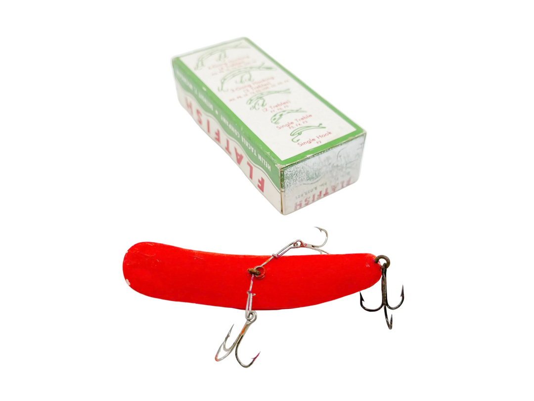 Helin Flatfish U20, RFL Red Florescent Color w/Box