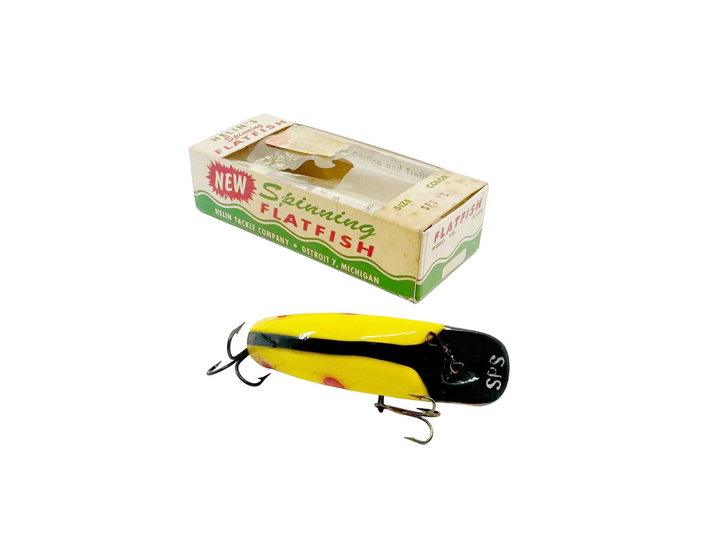 Helin Flatfish SPS, YB Yellow Color with Box-Wooden