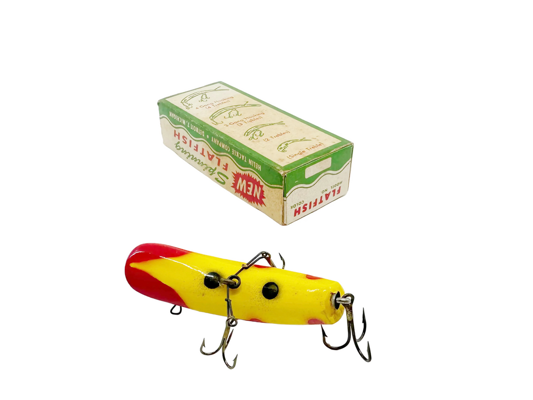 Helin Flatfish SPS, YB Yellow Color with Box-Wooden