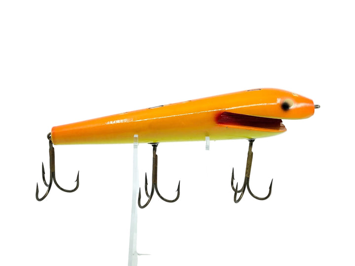 Fudally's Reef Hawg 8", Chartreuse/Orange Color
