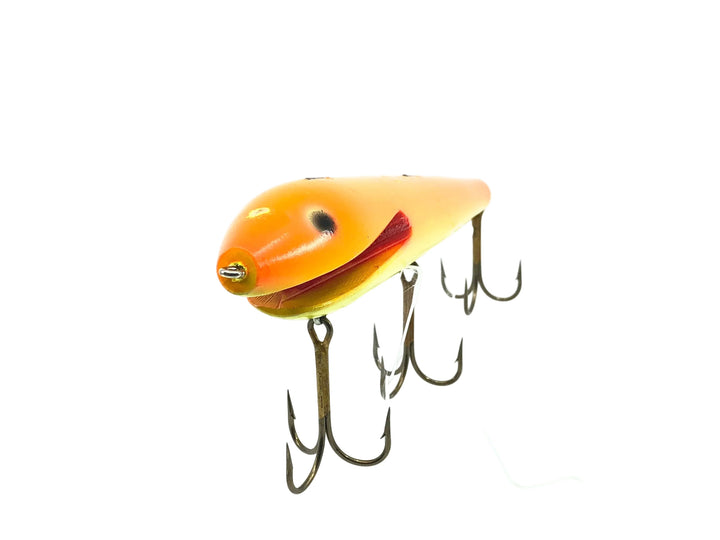 Fudally's Reef Hawg 8", Chartreuse/Orange Color
