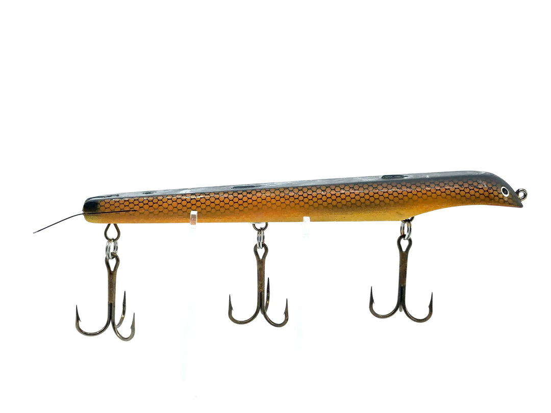 9" Suick Non-Weighted-Thriller, Yellow Belly Orange Scales Grey Top Color