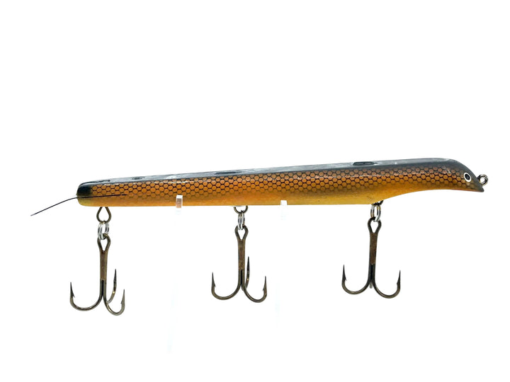 9" Suick Non-Weighted-Thriller, Yellow Belly Orange Scales Grey Top Color