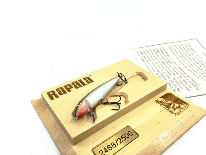 Rapala Floater Numbered Plaque, Bass Pro Shops, Silver Color - 2488/2500