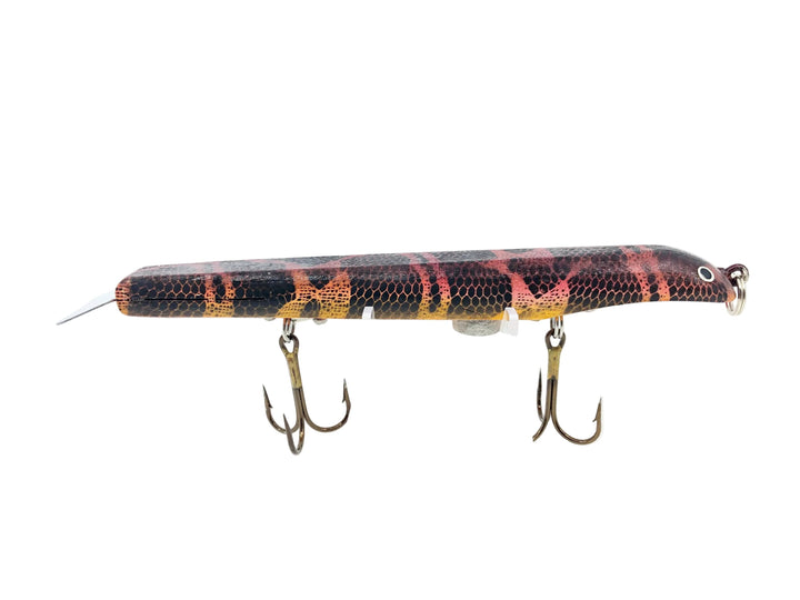 7" Suick Custom Added Weight Thriller, Red/Orange/Black Swirl Color