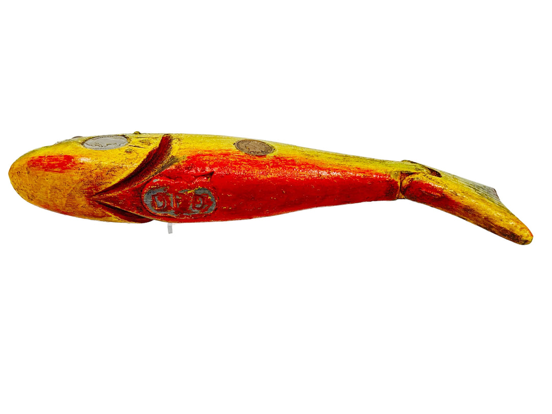 Duluth Fish Decoys - DFD - Trout (Dolly Varden) 10" - 1 Hinge/Joint - 4 Coins