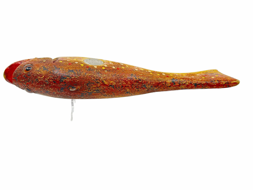 Duluth Fish Decoys - DFD - Trout (Speckled / Brown Trout) 10" - 2 Coins