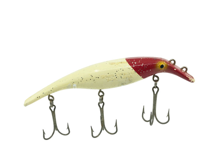 Homer Le Blanc Swim Whizz, White/Red Head/Flitter Color