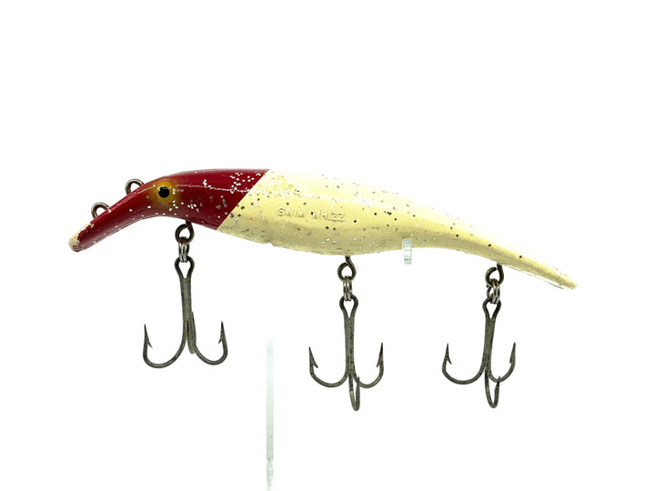 Homer Le Blanc Swim Whizz, White/Red Head/Flitter Color