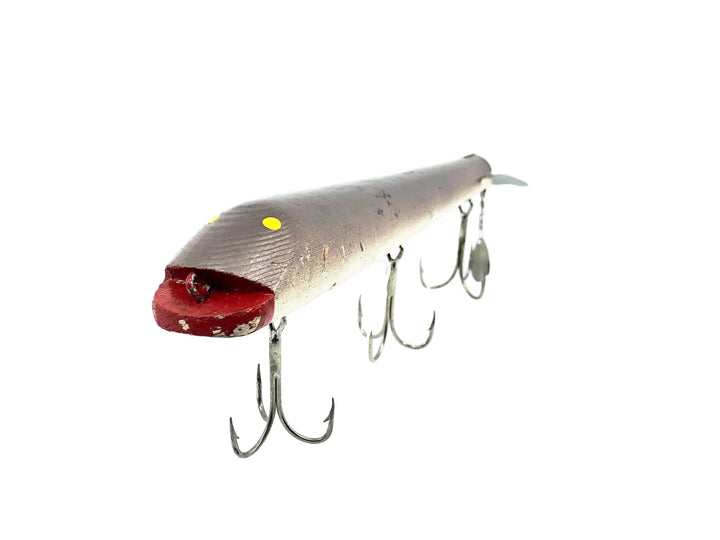 Bobbie Bait 9" Jerk Bait, Grey/White Color