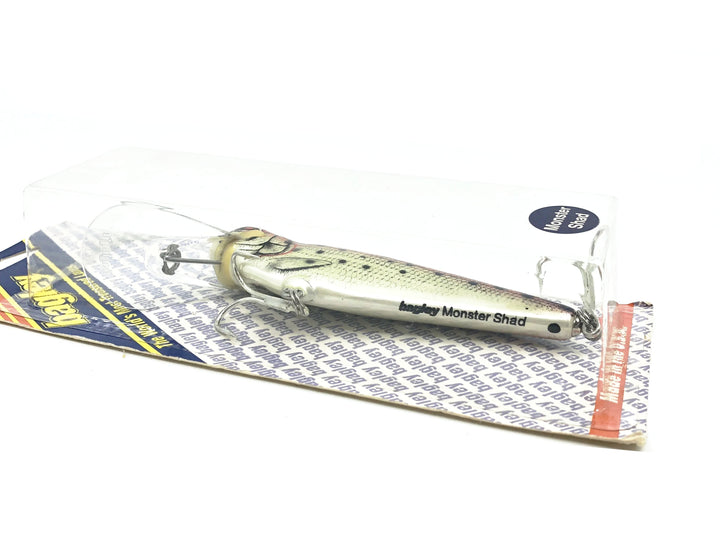 Bagley Monster Shad MSD-RT Rainbow Trout Color on Card - Tough Color!