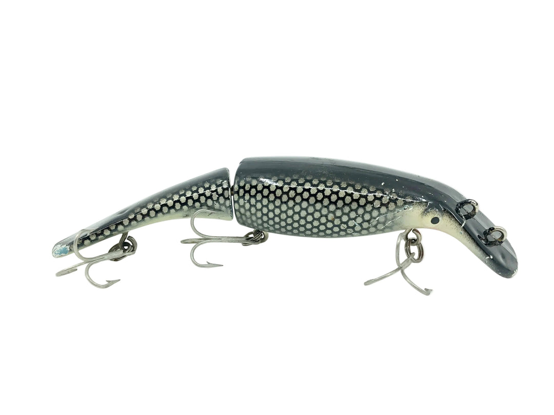 Homer Le Blanc Jointed Swim Whizz, Black/Silver Scale Color
