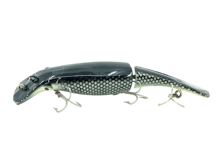 Homer Le Blanc Jointed Swim Whizz, Black/Silver Scale Color
