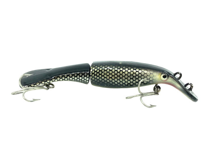Homer Le Blanc Jointed Swim Whizz, Black/Silver Scale Color