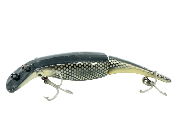 Homer Le Blanc Jointed Swim Whizz, Black/Silver Scale Color