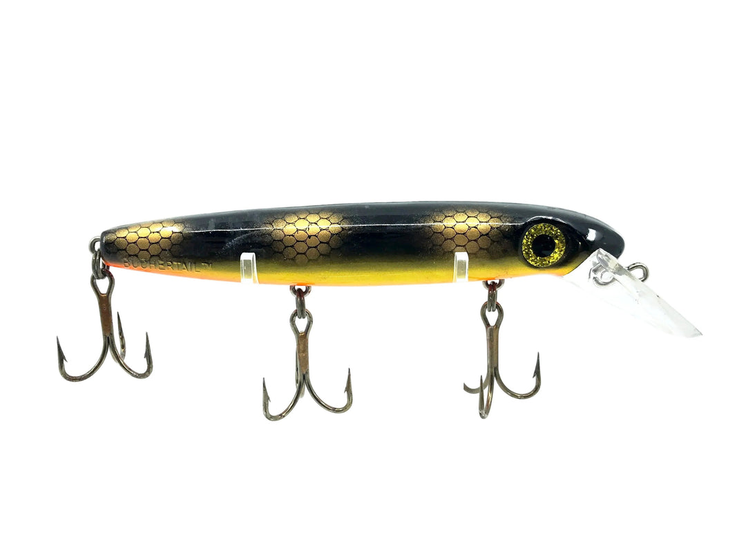 Joe Bucher Tackle Co. Buchertail Depth Raider 6", Black Perch Color
