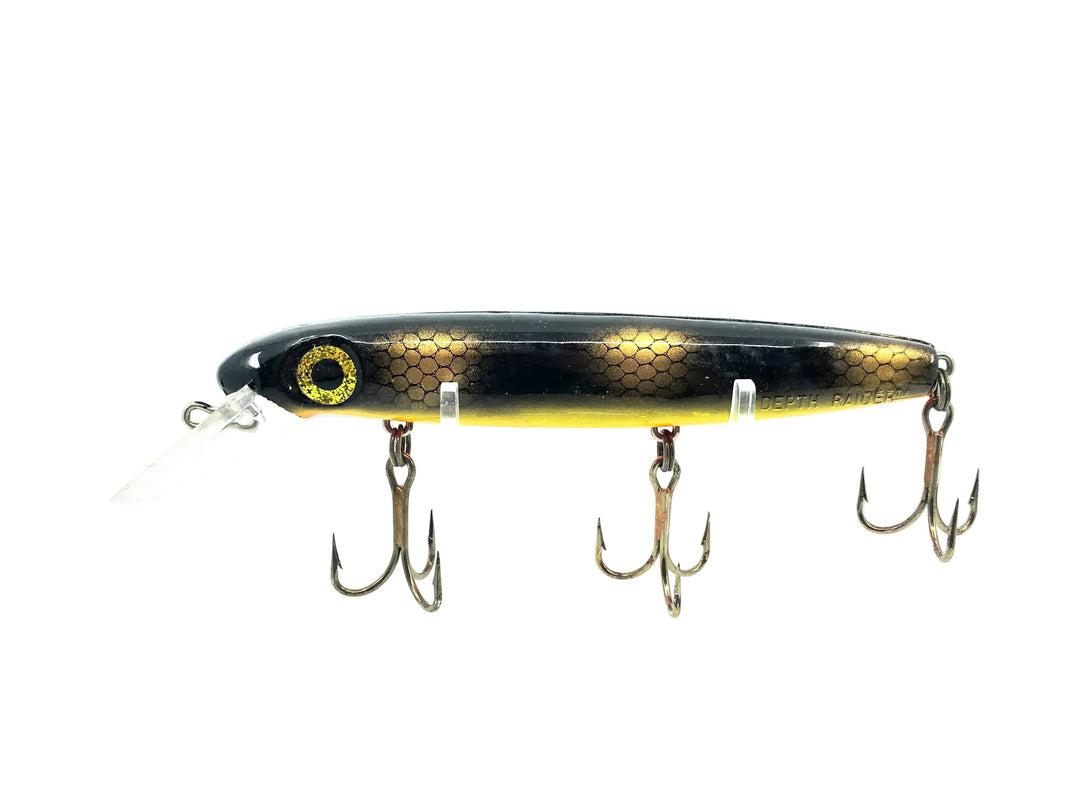 Joe Bucher Tackle Co. Buchertail Depth Raider 6", Black Perch Color