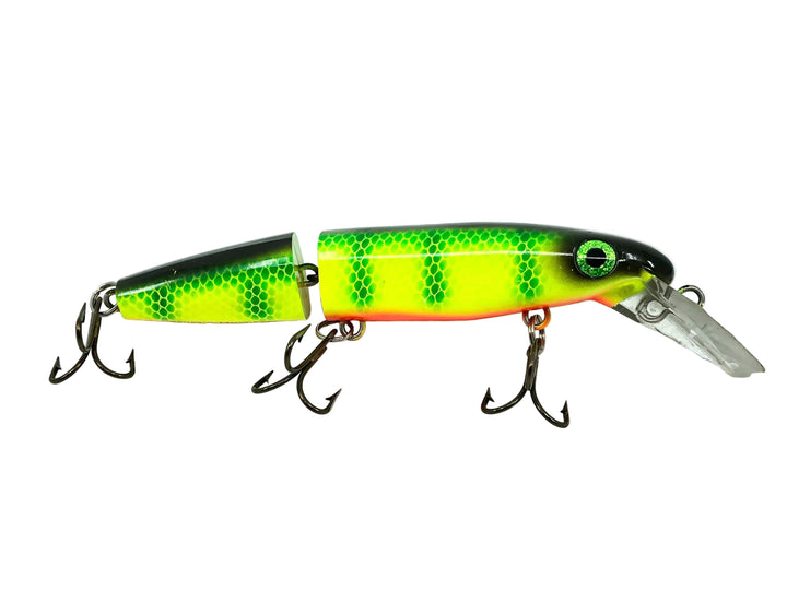 Joe Bucher Tackle Co. Buchertail Jointed Depth Raider 8", Miller Perch Color