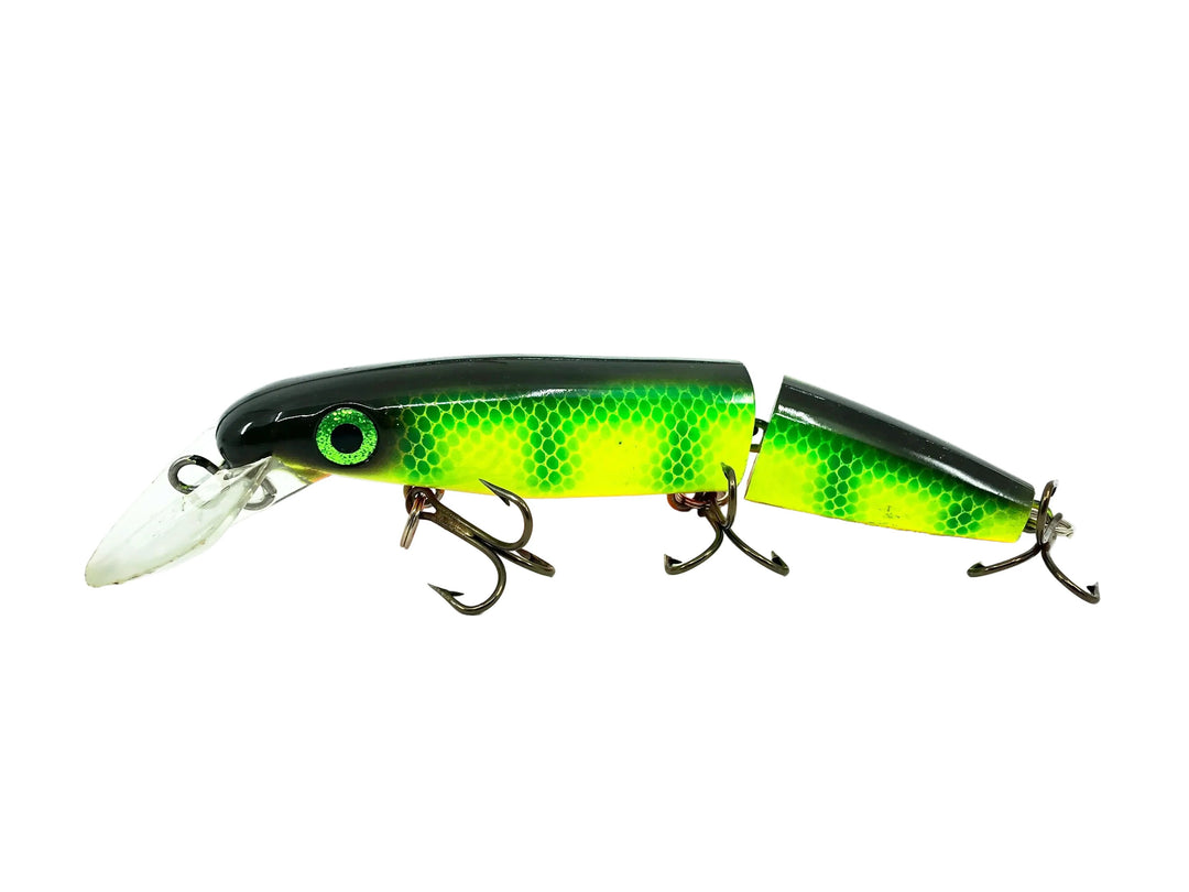 Joe Bucher Tackle Co. Buchertail Jointed Depth Raider 8", Miller Perch Color