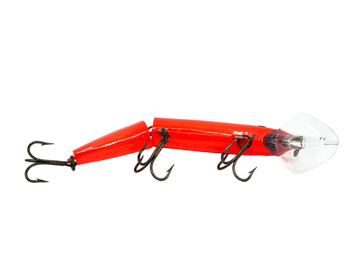 Joe Bucher Tackle Co. Buchertail Jointed Depth Raider 8", Fluorescent Orange Tiger Color