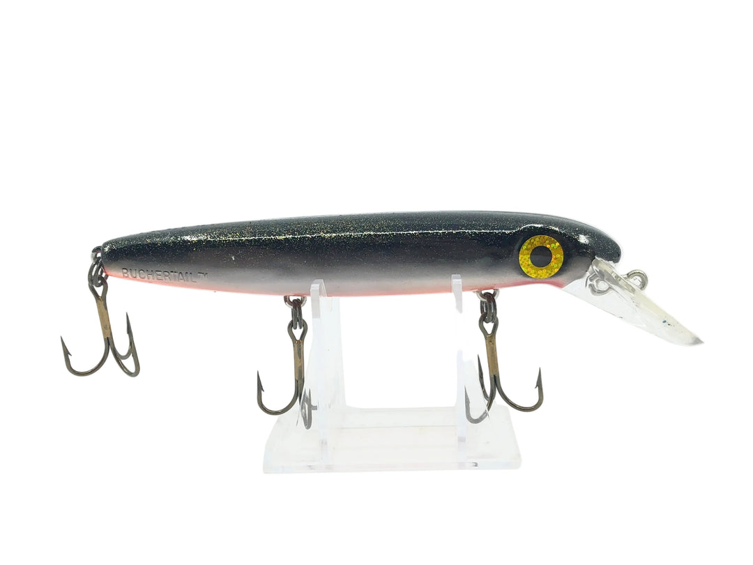 Joe Bucher Tackle Co. Buchertail Depth Raider 6", Night Shiner Color