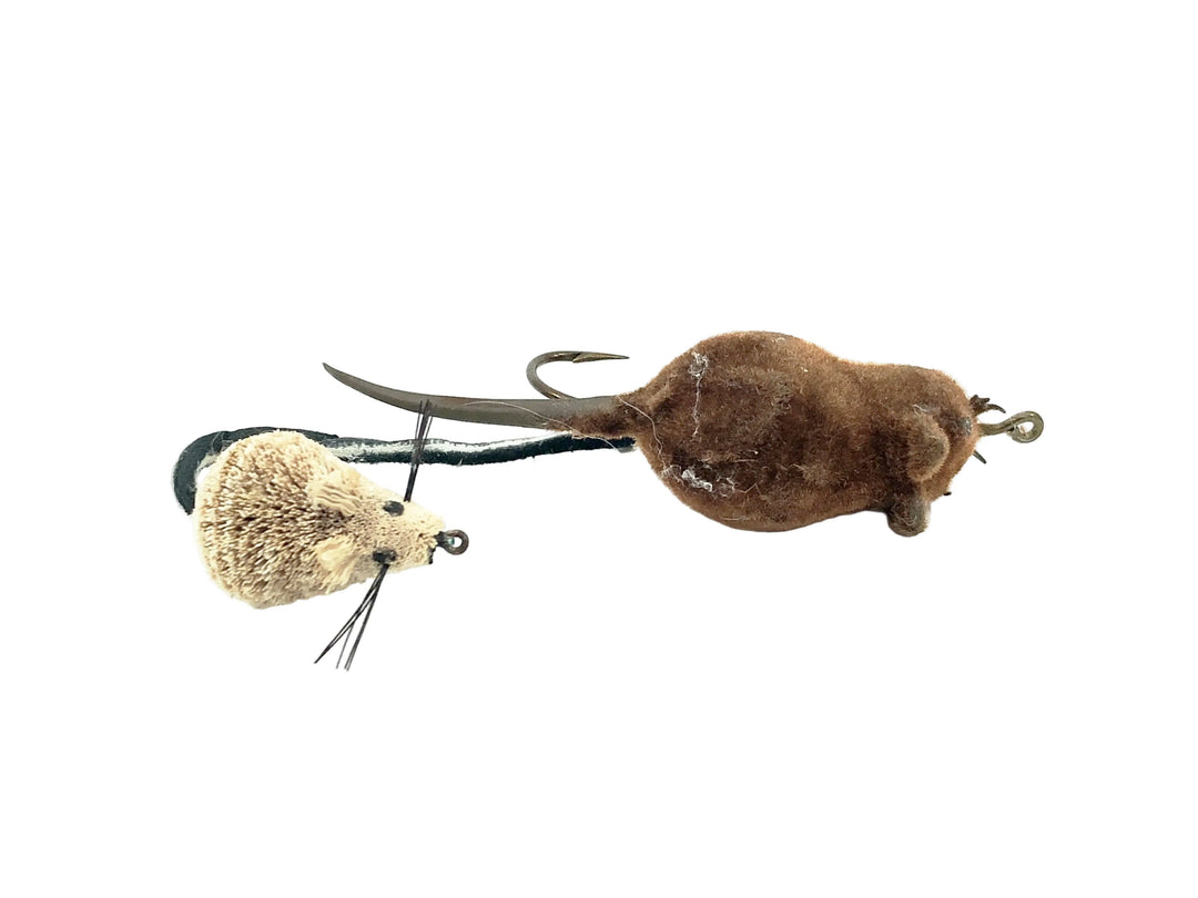Unknown Vintage Flyrod Mouse Two Pack