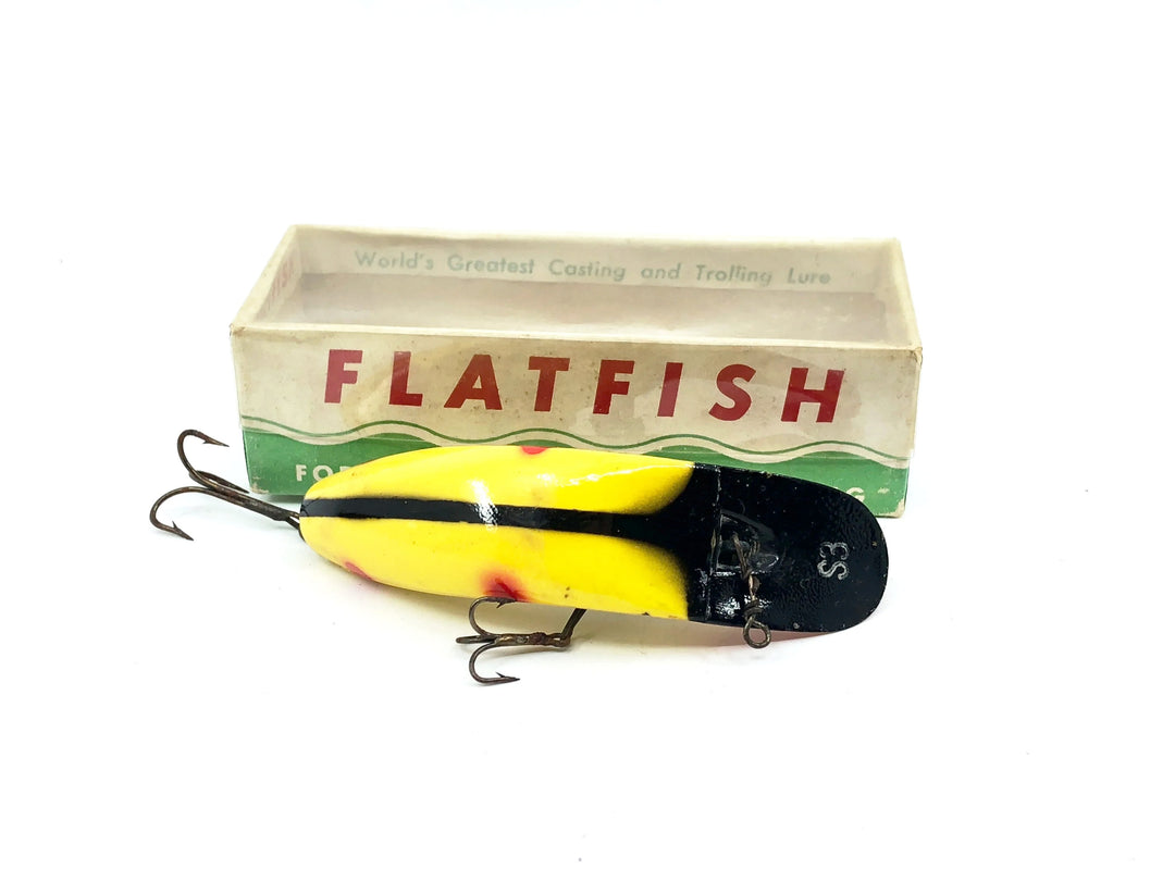 Helin Flatfish S3, YB Yellow/Black/Red Tip Color w/Box