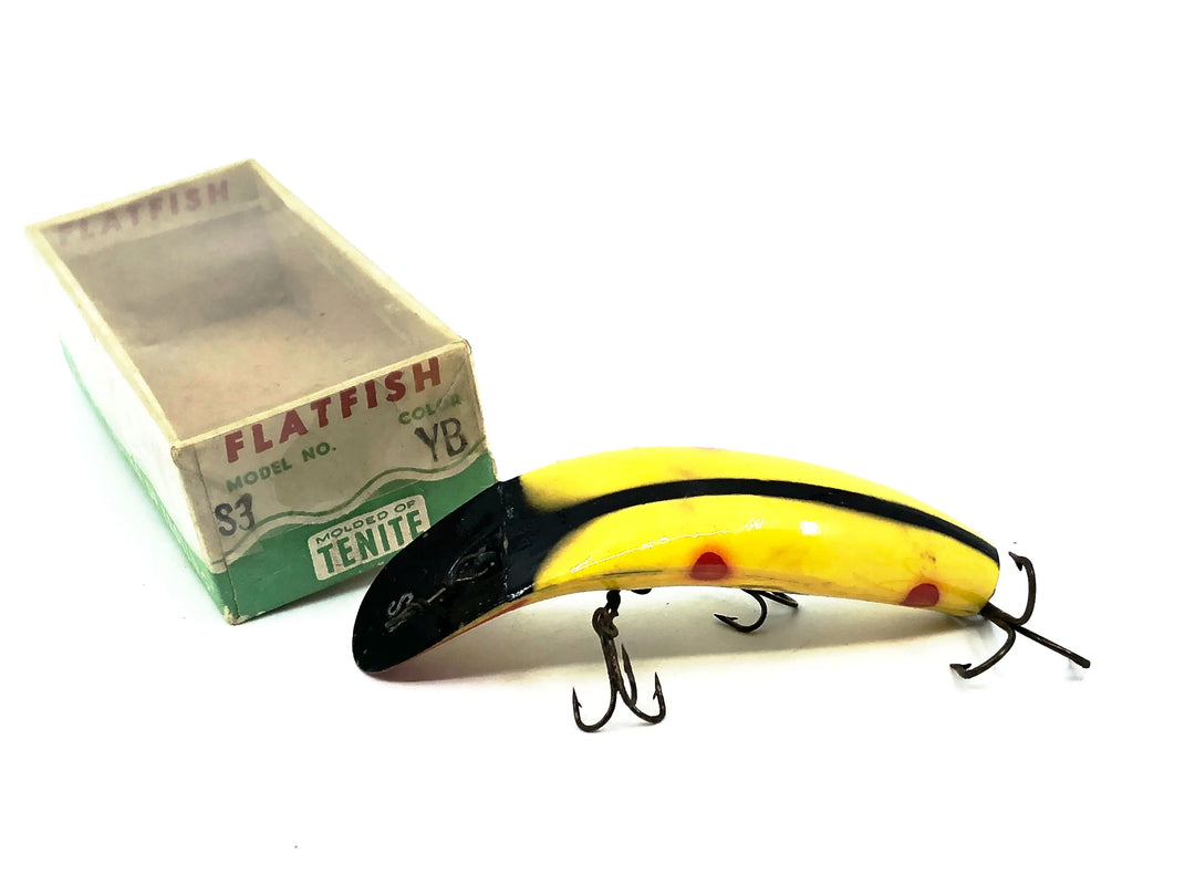 Helin Flatfish S3, YB Yellow/Black/Red Tip Color w/Box