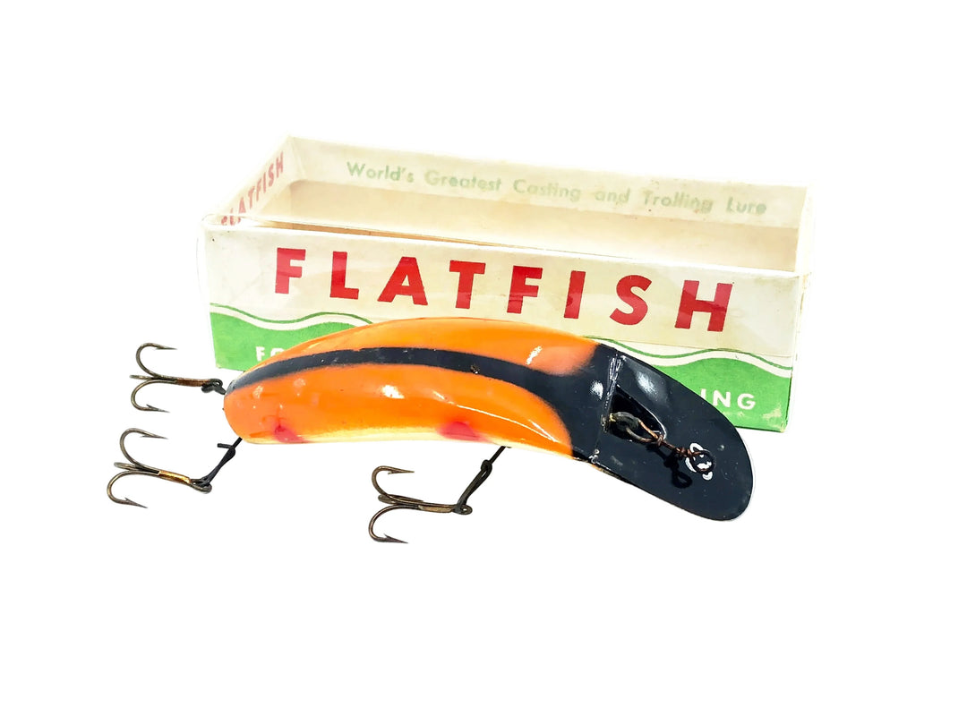 Helin Flatfish S3, OW Orange/White Belly Color w/Box - Uncommon Color