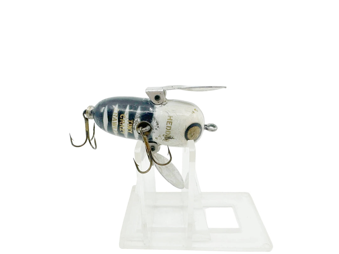 Heddon Tiny Crazy Crawler BWH Black White Head Color