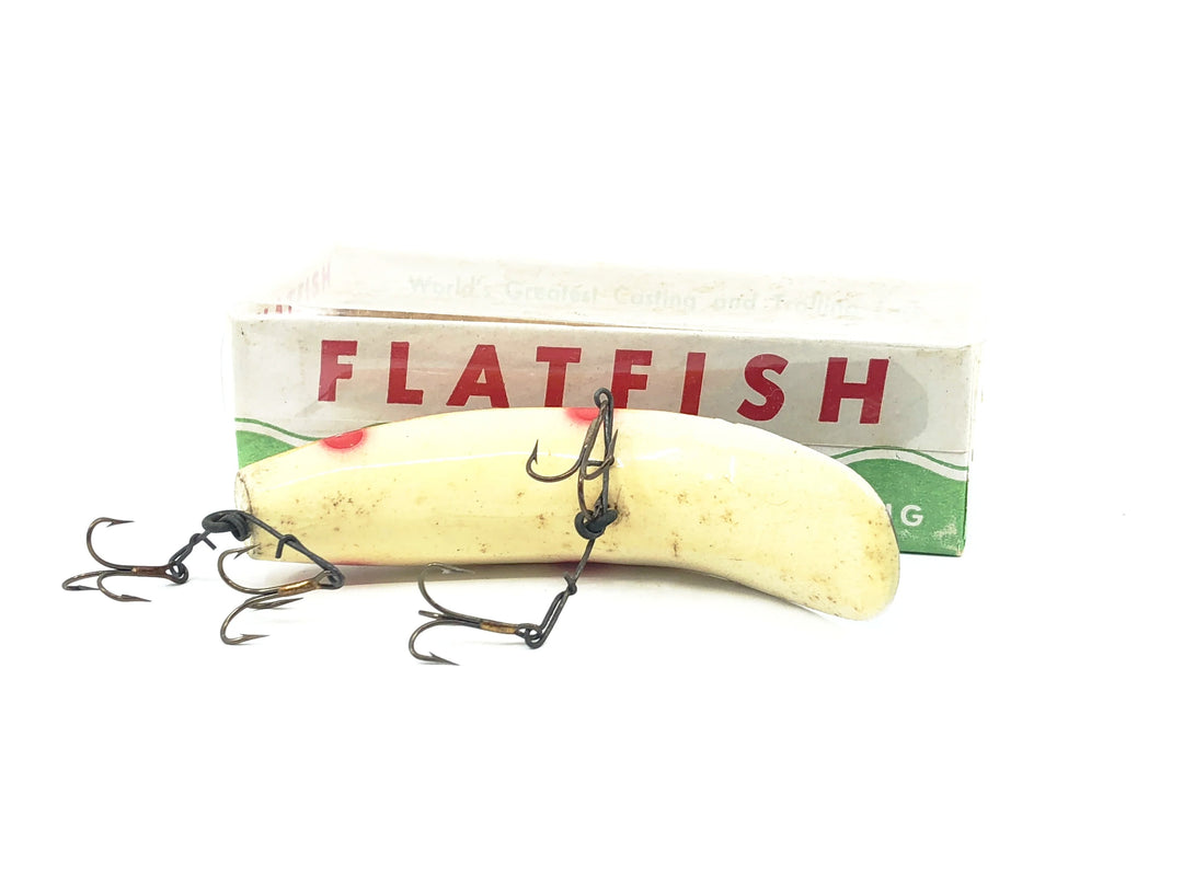 Helin Flatfish S3, OW Orange/White Belly Color w/Box - Uncommon Color